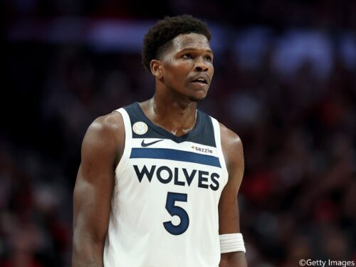 NBA docomo | ウルブズのオールスターガード、アンソニー・エドワーズ
