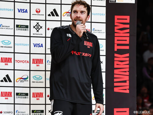 アルバルク東京のバランスキーがB1個人通算500試合出場を達成「いろいろな人に感謝したい」