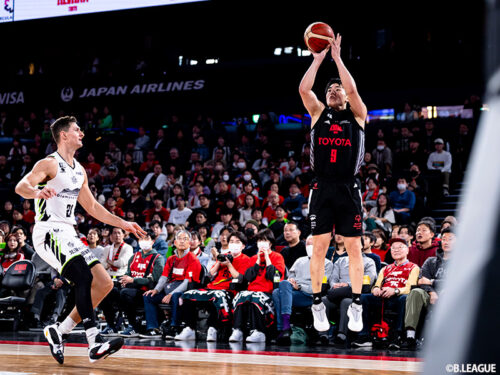 A東京・安藤周人が通算900本の3ポイント成功…「みんなのおかげで積み重ねられた記録です」と感謝