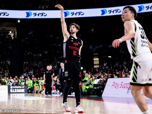 主導権握り続けたA東京が北海道の連勝を「12」でストップ…富永啓生の3点弾は炸裂ならず