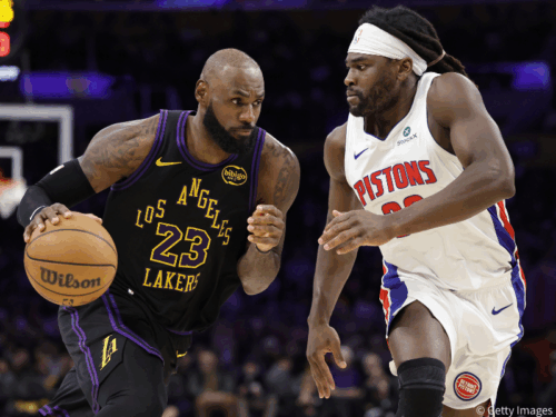八村塁は欠場、レイカーズが東首位ピストンズに完敗…41歳誕生日のレブロンは17得点を記録