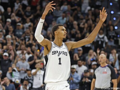 NBA史上3人目…ビクター・ウェンバンヤマがシーズン100試合連続で1ブロック以上を記録