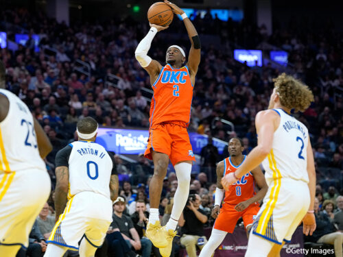 ウォリアーズを下したサンダーがNBA史上4チーム目の快挙…開幕22戦で21勝1敗