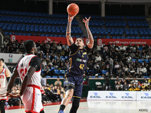 韓国に乗り込んだ宇都宮ブレックス、第4Qの反撃及ばずEASLグループ2敗目