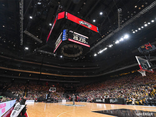 越谷アルファーズが最多入場者数を更新…さいたまスーパーアリーナでリーグ戦初開催、2日連続で2万人超え