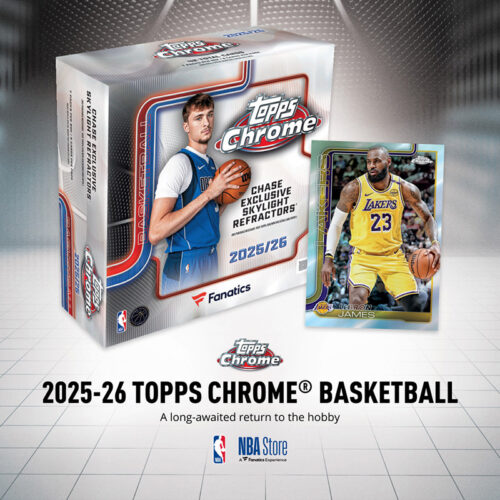 ToppsのNBAカード最新作「NBA 2025−26 TOPPS CHROME」が国内販売開始
