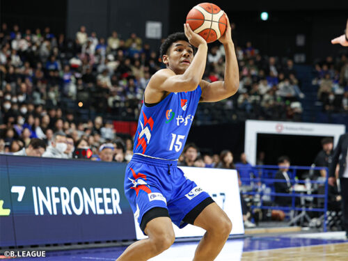 福大大濠・白谷柱誠ジャックがB初出場で4得点…初得点に喜びも「次はよりチームに貢献したい」