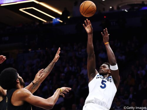 アンソニー・エドワーズがシーズン通算1万得点を突破…NBA史上3番目の若さで達成