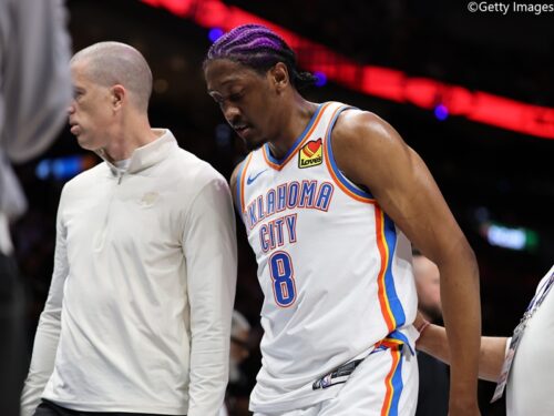 王者サンダーの主軸ジェイレン・ウィリアムズがハムストリング負傷で数週間の離脱