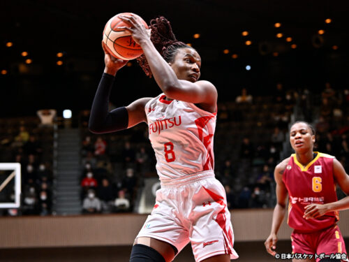 富士通が4Q残り12秒で逆転勝ち…テミトペ決勝点、トヨタ紡織を下し皇后杯4強