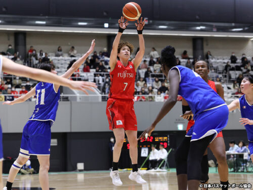 前回優勝の富士通レッドウェーブが皇后杯2回戦を突破…後半に突き放して白鷗大に快勝