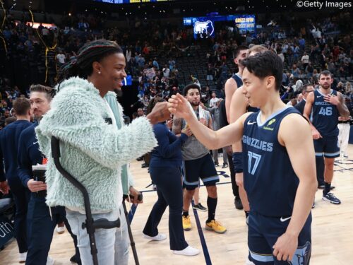 グリズリーズのモラントが河村勇輝、渡邊雄太を語る「本当に素晴らしい人たちだった」