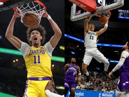 レイカーズのジャクソン・ヘイズ、スパーズ新人のブライアントがダンクコンテスト出場