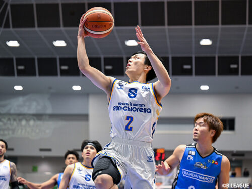 滋賀の特別指定・岩下准平が島根戦でBリーグデビュー…「高校ぶりの西田さんへのアシスト、楽しかった」