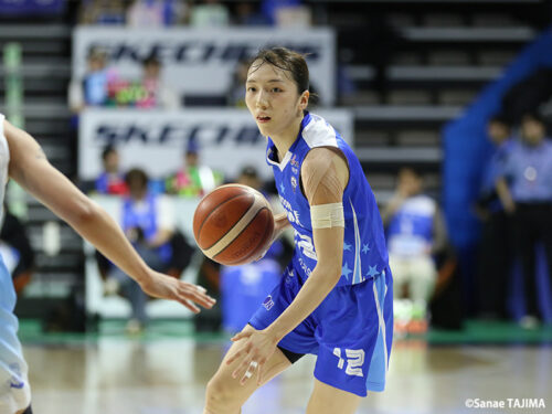 韓国の名将のもとで磨かれた新たな武器…21得点で勝利に貢献したウリ銀行の鬼塚彩乃、プレーオフ進出へ挑む