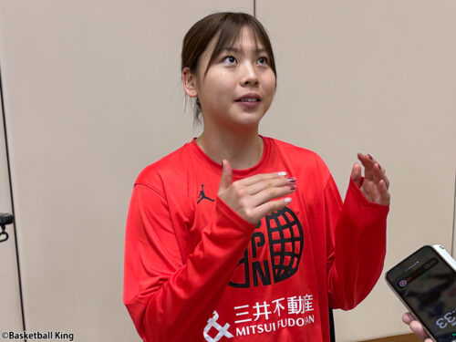 アーリーエントリーでWリーガーの仲間入りをした朝比奈あずさ…「12人に入れるように」と日本代表での飛躍誓う