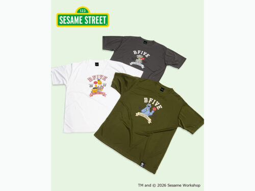 『BFIVE』がAlpenの3店舗でポップアップ開催…「セサミストリートの仲間たち」コラボアイテム展開