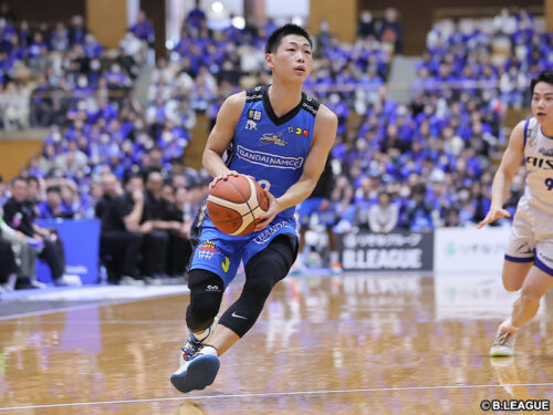 島根の“特別指定選手”金山颯がB1デビュー初得点「島根の2番は自分だと言ってもらえるように」