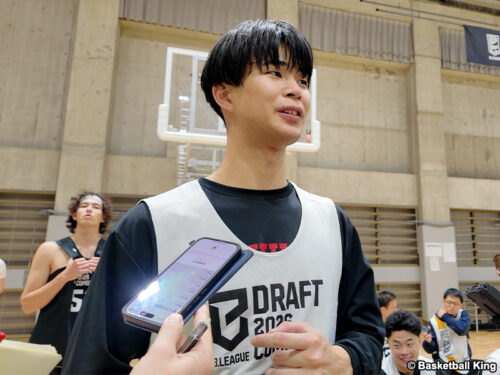 B2静岡に“ドラフト選外”の島﨑輝が加入…福大大濠から中大経てプロ挑戦「機会を頂けたことに感謝」