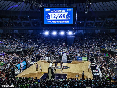 横浜BC、15周年でクラブ初の横アリ開催…入場者1万2699人で最多更新