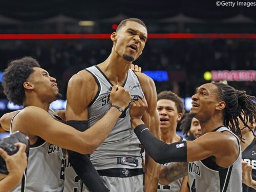 ウェンバンヤマが決勝弾を成功…ウェスト2位のスパーズが7年ぶりのプレーオフ出場決定