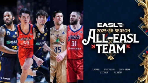 「EASL Awards」受賞者発表…ニュービル、クーリーらもベスト5選出、新設の守備部門には高島も