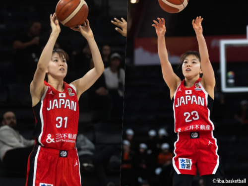 W杯予選で3Pを高確率で沈めた女子日本代表…平下が53.8％でグループ首位、山本も3位にランクイン