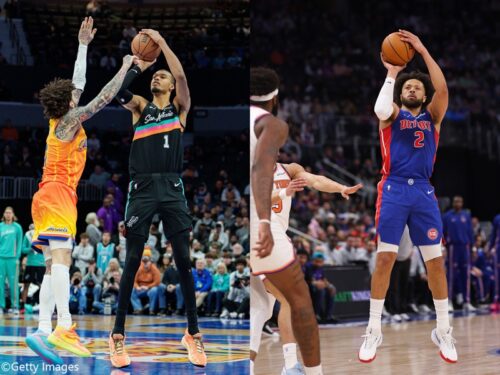 スパーズのウェンバンヤマ、ピストンズのカニングハムが2月の月間最優秀選手賞に選出