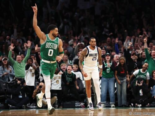 セルティックスのテイタムが約10カ月ぶりにコートに立つ…復帰戦でいきなりダブルダブルを記録