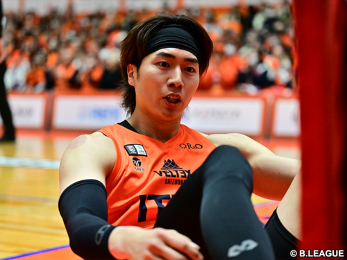 B2静岡の林翔太郎が右腓骨疲労骨折…痛み抱えながらプレー続行も検査し判明