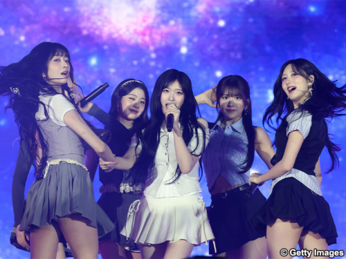 人気アイドル『IVE』がNBA現地観戦…クリッパーズユニ着用しインテュイット・ドーム来場