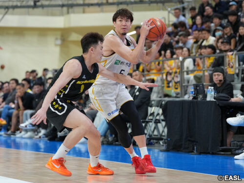 比江島慎「勝ててホッとしています」宇都宮ブレックスが序盤苦戦もEASL準決勝進出