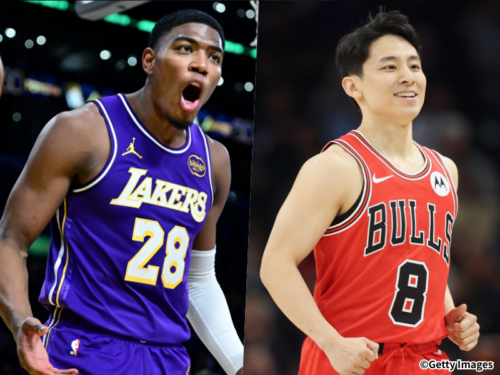 NBAで八村塁vs河村勇輝の日本人対決が実現…前半を終え八村が2ケタ得点、河村も3Pヒット