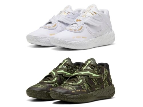 プーマからラメロ・ボールのシグネチャーモデル『MB.05』NEWカラーが登場…白と黒の対極な2色