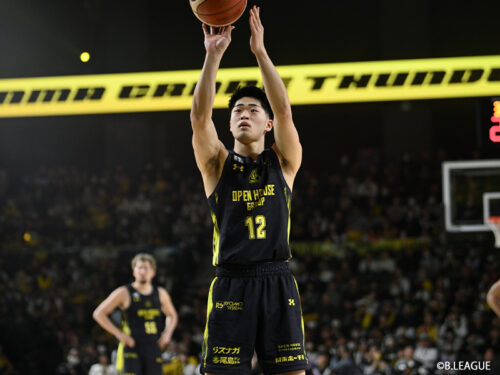 群馬クレインサンダーズの十返翔里、活動最終日に5得点1アシスト「これからも努力を続けていきます」