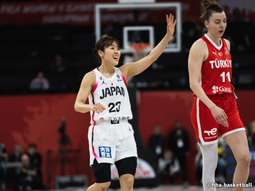 W杯予選初勝利を目指す女子日本代表…地元・トルコ代表相手に6点リードでハーフタイムへ