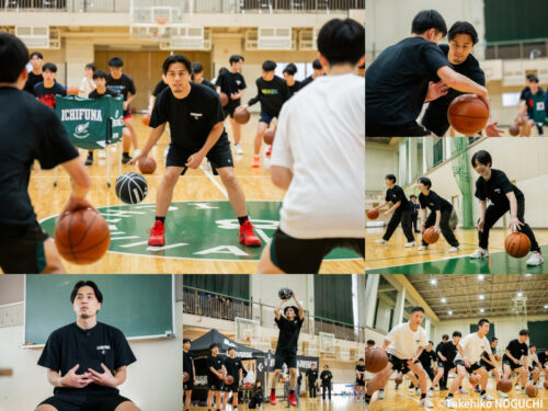 富樫勇樹が高校生たちを熱血指導…「試合につながる練習」を伝授したスペシャルクリニック