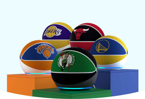 AmazonからNBA公式デザインのEcho Dotを発売…レイカーズ、ブルズなど全6種を展開