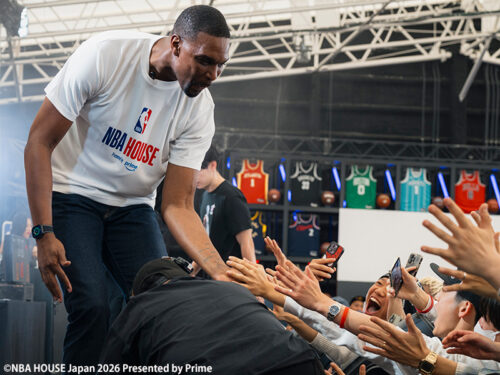 笑顔のレジェンド、クリス・ボッシュ来日…八村塁の成長と河村勇輝への期待を語る
