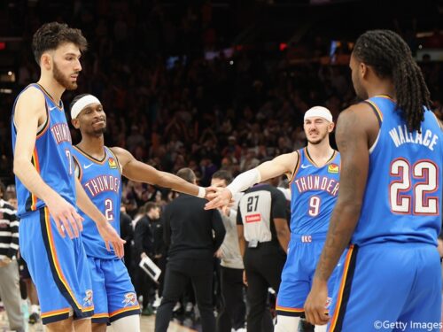 サンダー、スパーズ、ピストンズが60勝超え／2025－26レギュラーシーズン最終順位表