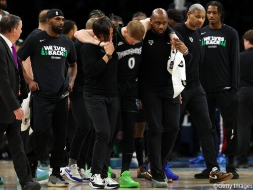 今季82試合へフル出場していたウルブズのドンテ・ディビンチェンゾがアキレス腱を断裂