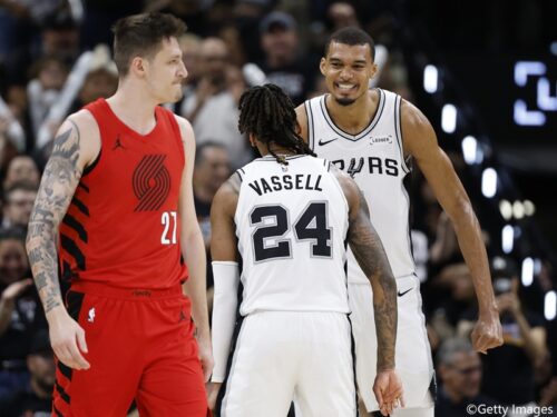 スパーズが第5戦でブレイザーズに完勝…4勝1敗で9年ぶりのプレーオフ1回戦突破