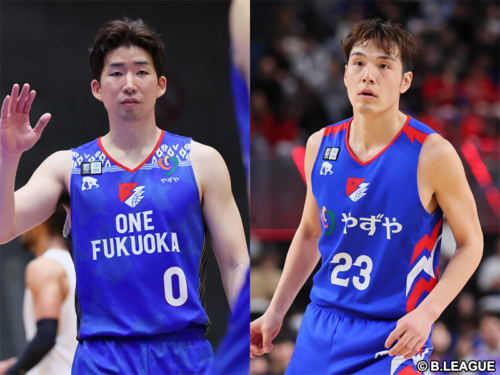 ライジングゼファー福岡の會田と村上が自由交渉選手リスト入り…B2所属選手ではリーグ戦終了後初