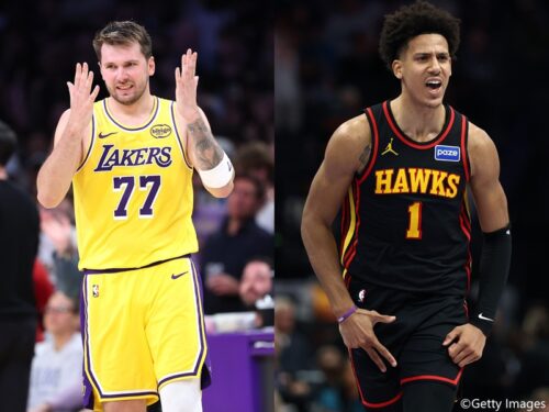 レイカーズのドンチッチ、ホークスのジョンソンが3月の月間最優秀選手賞に選出