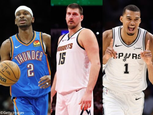 注目のMVPはSGA、ヨキッチ、ウェンバンヤマ／NBA今季の主要アウォード最終候補一覧