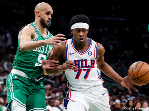 シクサーズが敵地でセルティックスにリベンジ、1勝1敗に…VJ・エッジコムが30得点の活躍