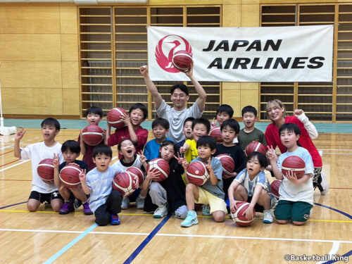 河村勇輝が子どもたちへ伝えた「諦めないこと」の大切さ…JAL主催のバスケクリニックで交流