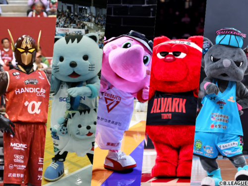 Bリーグマスコットオブザイヤーの中間結果発表… 4月10日に4位以下発表、トップ3はアワードで表彰