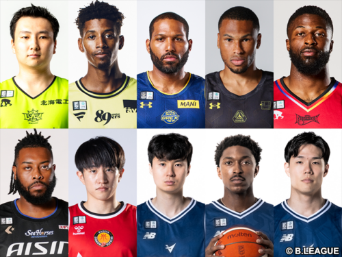 B1レギュラーシーズンTOP10選手が決定…長崎から最多3名、日本人選手は富永ら3名“MVP候補”に