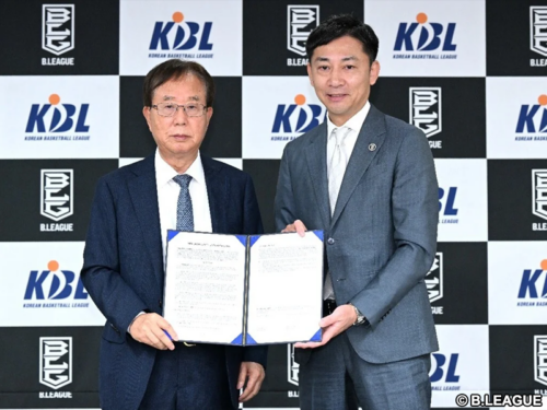 BリーグとKBLが2029年までパートナーシップ更新「より実践的な領域へと踏み出します」